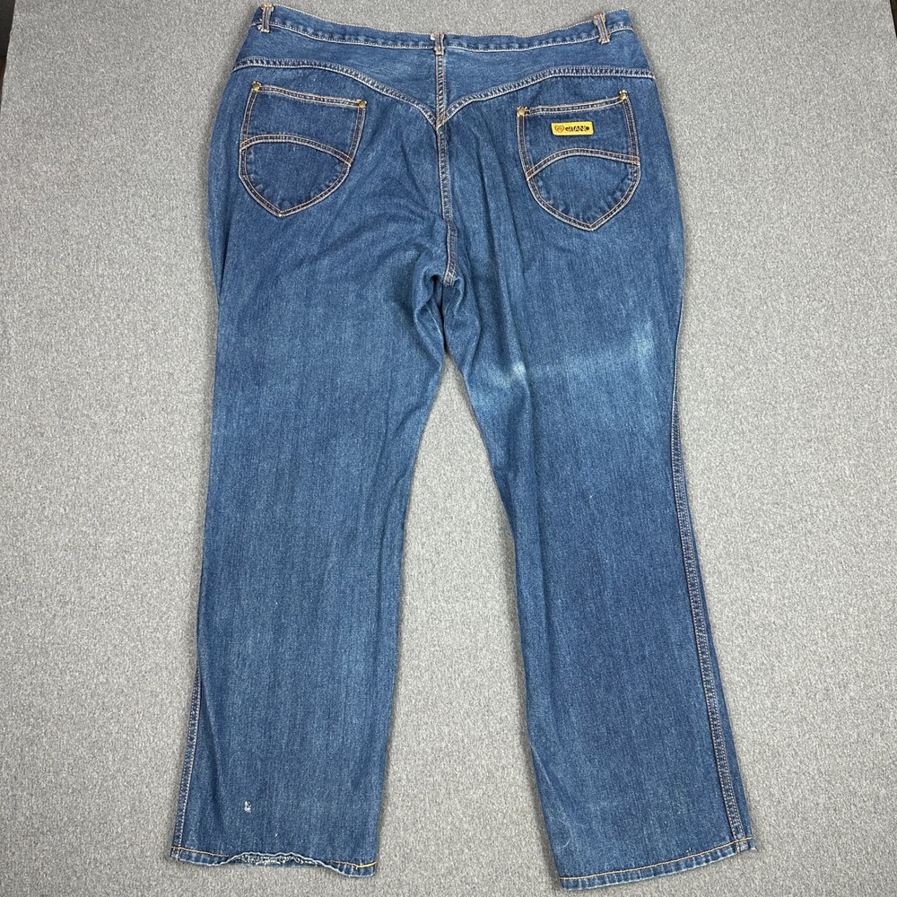 Vtg 80s Gitano High Waisted Mom Jeans Womens Plus Size 42 Regular 100% Cotton HK - Picture 6 of 8